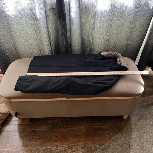 Marc New York Black Jacket with Faux Fur Collar Size M - Picture 7 of 12